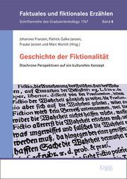 Geschichte der Fiktionalität - Cover