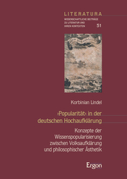 'Popularität' in der deutschen Hochaufklärung - Cover