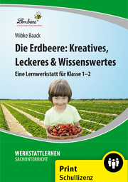 Die Erdbeere: Kreatives, Leckeres & Wissenswertes - Cover