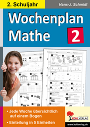 Wochenplan Mathe 2 - Cover