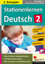 Stationenlernen Deutsch - Klasse 2