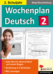 Wochenplan Deutsch 2