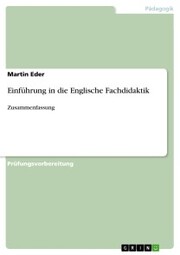 Einführung in die Englische Fachdidaktik - Cover