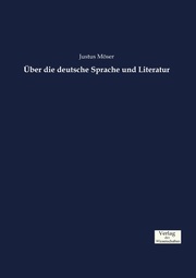 Über die deutsche Sprache und Literatur - Cover