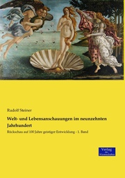 Welt- und Lebensanschauungen im neunzehnten Jahrhundert - Cover