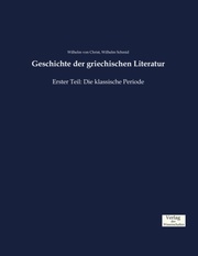 Geschichte der griechischen Literatur - Cover