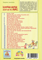 Kinderlieder rund um die Bibel - 28 religiöse Lieder inkl. Erntedank und Vaterunser - Abbildung 1
