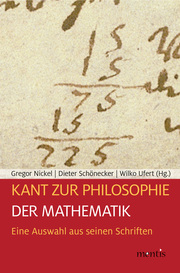 Kant zur Philosophie der Mathematik. - Cover