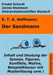 Der Sandmann - Lektürehilfe und Interpretationshilfe. Interpretationen und Vorbereitungen für den Deutschunterricht. - Cover
