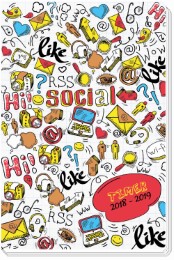 Schülerkalender Social 2018/2019 - Cover