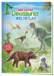 Mein erster Dinosaurier Weltatlas Stickerbuch