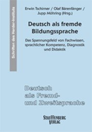 Deutsch als fremde Bildungssprache - Cover