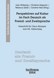 Perspektiven auf Kultur im Fach Deutsch als Fremd- und Zweitsprache - Cover