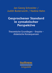Gesprochener Standard in syntaktischer Perspektive - Cover