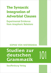 The Syntactic Integration of Adverbial Clauses - Cover