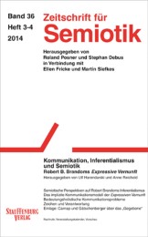 Zeitschrift für Semiotik / Kommunikation, Inferentialismus und Semiotik - Cover