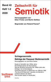 Zeitschrift für Semiotik / Schlagersemiotik - Cover