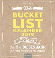 Der Bucket List Kalender 2019