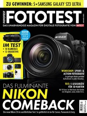 FOTOTEST - Das unabhängige Magazin für digitale Fotografie von IMTEST - Cover