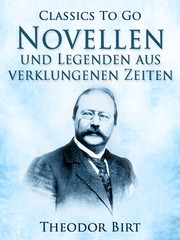 Novellen und Legenden aus verklungenen Zeiten - Cover