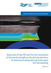 Extensions of the FE-tool for the simulation of the bond strength at the joining - Cover