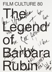 The Legend of Barbara Rubin - Film Culture 80 - Cover