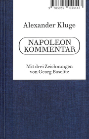 Alexander Kluge. Napoleon Kommentar - Cover