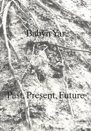Babyn Yar: Past, Present, Future - Cover
