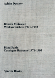 Achim Duchow: Blindes Vertrauen - Cover
