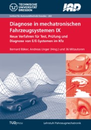 Diagnose in mechatronischen Fahrzeugsystemen IX - Cover