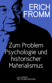Zum Problem Psychologie und historischer Materialismus