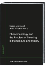 Phenomenology and the Problem of Meaning in Human Life and History