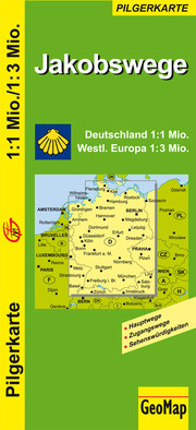 Jakobswege Deutschland und westliches Europa