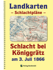 Landkarten/Schlachtpläne - Schlacht bei Königgrätz am 3. Juli 1866