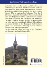 Register zu den Kirchenbücher der Kirchgemeinde Stutzhaus mit Schwarzwald und Luisenthal vor 1809 - Abbildung 3