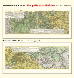 Das alte Hunsrück: Große Hunsrückkarte 1735 (Plano)
