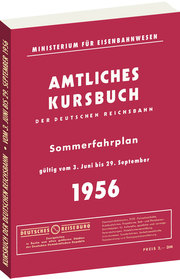 Kursbuch der Deutschen Reichsbahn - Sommerfahrplan 1956