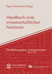 Handbuch zum wissenschaftlichen Nachweis