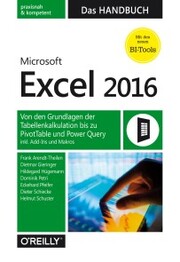 Microsoft Excel 2016 - Das Handbuch - Cover