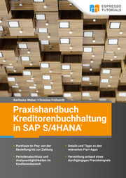 Praxishandbuch Kreditorenbuchhaltung in SAP S/4HANA - Cover