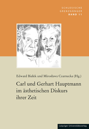 Carl und Gerhart Hauptmann im ästhetischen Diskurs ihrer Zeit - Cover
