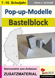 Pop-up-Modelle, Bastelblock