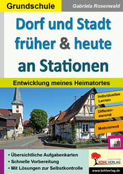 Dorf und Stadt früher & heute an Stationen - Cover