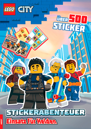 LEGO City - Stickerabenteuer Einsatz für Helden - Cover