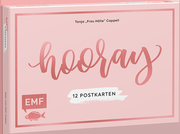 Hooray - 12 Handlettering Postkarten - Abbildung 1