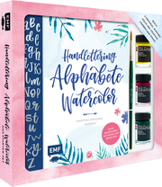 Handlettering Alphabete Watercolor - Das Starter-Set - Cover