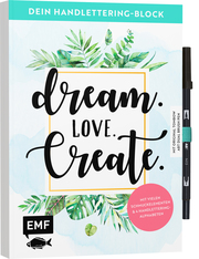 Dein Handlettering-Block - Dream. Love. Create