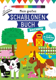 Mein großes Schablonen-Buch - Bauernhof - Cover