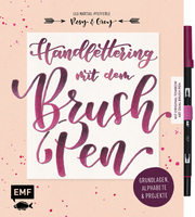 Handlettering mit dem Brush Pen: Grundlagen, Alphabete und Projekte - Cover