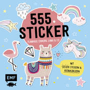 555 Sticker - Flamingo, Einhorn, Lama und Co.